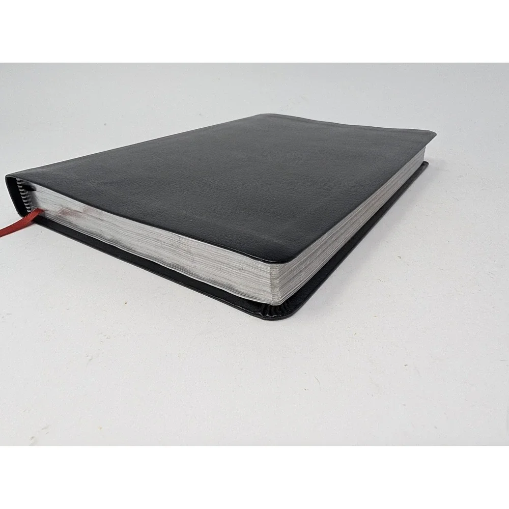 NIV Thinline Bible Large Print Bonded Leather Black Zondervan